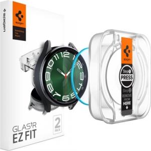 Szkło do etui + Aplikator Spigen Glas.tr EZ Fit 2-Pack do Galaxy Watch 6 Classic 47mm