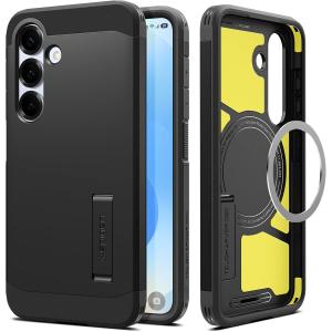 Etui Spigen Tough Armor Mag do MagSafe do Galaxy S25 Plus, czarne