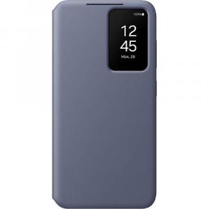Etui z klapką Samsung Smart View Wallet Case do Galaxy S24, liliowe