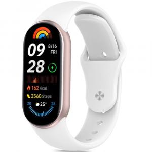Pasek Tech-Protect Iconband Pure do Xiaomi Smart Band 10 / 9 / 9 NFC / 8, biały