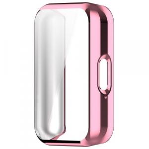 Etui Bizon Case Watch Felipe do Galaxy Fit 3, różowe