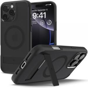 Etui Spigen Ultra Hybrid S Mag do MagSafe do iPhone 16 Pro Max, półprzezroczysto-czarne