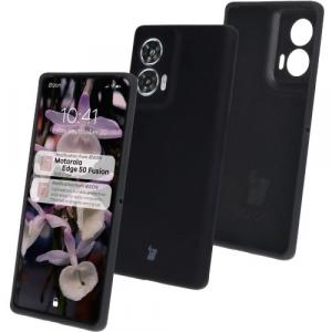 Silikonowe etui Bizon Soft Case do Motorola Edge 50 Fusion, czarne