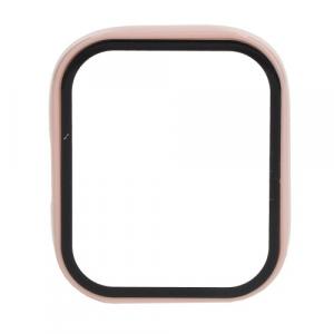 Etui Bizon Case+Glass Set do Xiaomi Redmi Watch 3, różowe