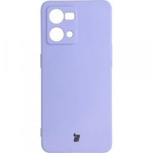 Etui Bizon Case Silicone do OPPO Reno 7 4G, jasnofioletowe