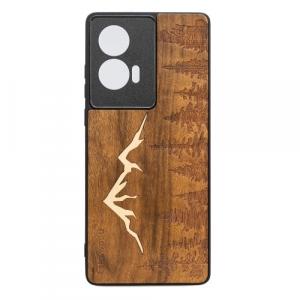 Drewniane etui do Motorola Edge 50 Fusion, Bewood Góry Imbuia