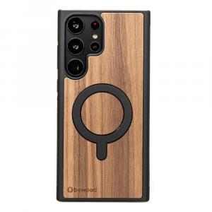 Drewniane etui do Galaxy S25 Ultra, Bewood Orzech Amerykański MagSafe