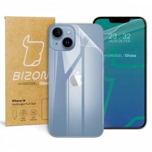 Folia hydrożelowa na tył i przód Bizon Glass Hydrogel, iPhone 14