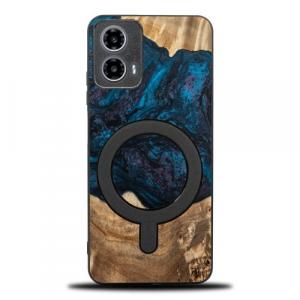 Drewniane etui do Motorola Moto G34 5G, Bewood Unique Planets Neptun do MagSafe