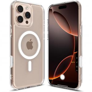 OUTLET: Etui Spigen Ultra Hybrid T Mag (CC) do MagSafe do iPhone 16 Pro, przezroczysto-białe