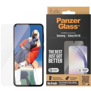 Szkło hartowane PanzerGlass Refresh Ultra-Wide-Fit Easy Aligner do Galaxy A55 5G