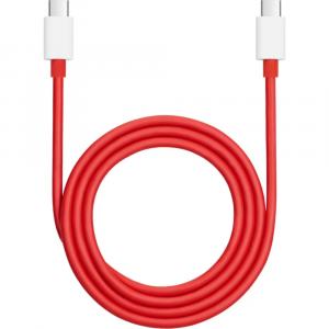 OUTLET: Kabel ładujący / przesyłający dane, OnePlus SuperVOOC USB-C - USB-C, 12A, 150W, 1 m, czerwony