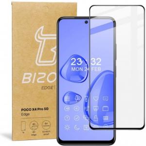 Szkło hartowane Bizon Glass Edge do Poco X4 Pro 5G, czarne