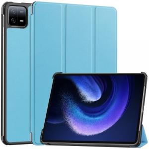 Etui Bizon Case Tab Croc do Xiaomi Pad 6 / Pad 6 Pro, błękitne