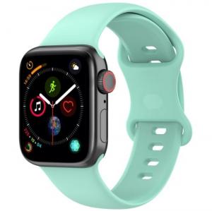 Pasek Bizon Strap Watch Silicone S do Apple Watch 38/40/41/42 mm, miętowy