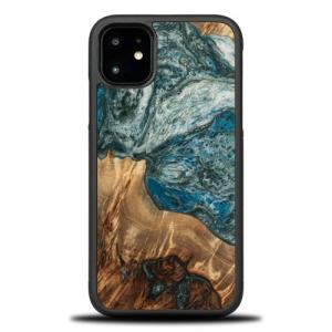 Drewniane etui Bewood iPhone 11, Planets - Ziemia