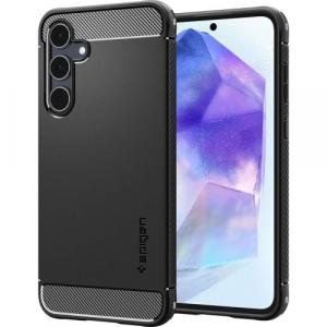 Etui Spigen Rugged Armor do Galaxy A55 5G, czarne