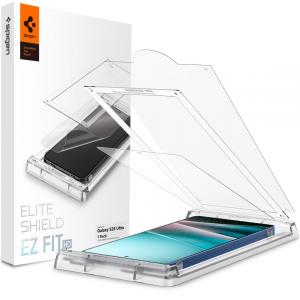 Folia + Aplikator Spigen Elite Shield EZ Fit 1-Pack do Galaxy S25 Ultra