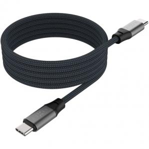 Kabel magnetyczny Fixed Magnetic USB-C / USB-C, PD, 240W, 2m, czarny