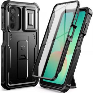 Etui pancerne Tech-Protect Kevlar Cam+ do Galaxy A26 5G, czarne