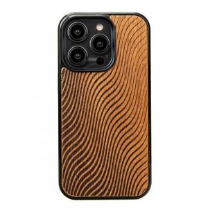 Drewniane etui Bewood iPhone 15 Pro, Fale Merbau