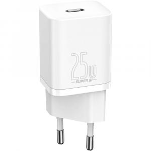 OUTLET: Ładowarka sieciowa Baseus Super Si Quick Charger USB-C 25W, biała