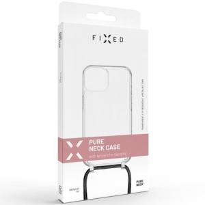 Etui FIXED Pure Neck do iPhone 15 Pro Max, czarne