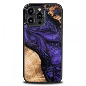 Drewniane etui do iPhone 14 Pro Max, Bewood Unique Violet