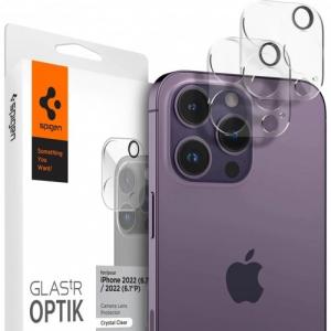 Szkło na aparat Spigen Glas.tR Optik 2-Pack do iPhone 14 Pro / 14 Pro Max, przezroczyste