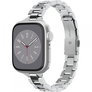 Pasek Spigen Band Modern Fit 316L do Apple Watch 42/41/40/38 mm, srebrny