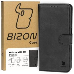 Etui z klapką Bizon Case Pocket do Galaxy M34 5G, czarne