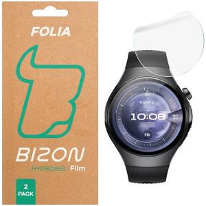 Folia hydrożelowa na ekran Bizon Glass Watch Hydrogel do Huawei Watch 5 46 mm, 2 sztuki