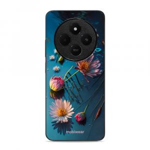 Etui ochronne do Xiaomi Poco C75, Mobiwear Glossy Case, niebiesko-kwieciste