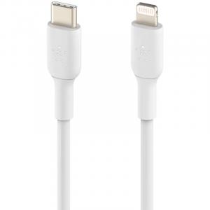 Kabel Belkin Boost Charge PVC MFi USB-C do Lightning 1m, biały