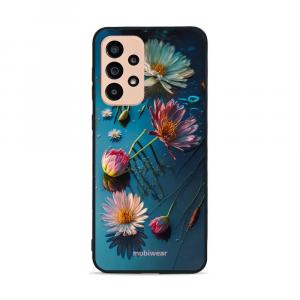 Etui ochronne do Galaxy A33 5G, Mobiwear Glossy Case, niebiesko-kwieciste