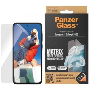 Szkło hybrydowe na cały ekran PanzerGlass Ultra-Wide Fit Matrix do Galaxy A55 5G