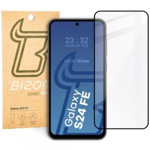 Szkło hartowane Bizon Glass Edge 2 do Galaxy S24 FE 5G, czarna ramka