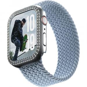 Etui SAFE by PanzerGlass Bling do Apple Watch 10 46 mm, srebrne