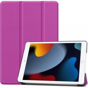 Etui Bizon Case Tab Croc do iPad 9/8/7 10.2 2021/2020/2019, ciemnofioletowe