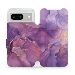 Etui z klapką do Google Pixel 8, Mobiwear Book, fioletowe