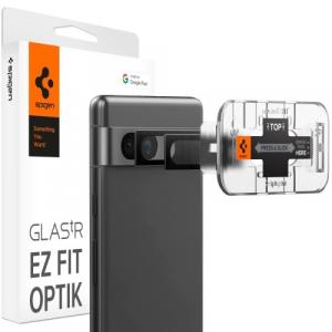 Szkło na aparat Spigen Glas.tR Ez Fit Optik 2-Pack do Pixel 7A, czarne