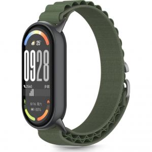 Pasek Tech-Protect Nylon Pro do Xiaomi Smart Band 10 / 9 / 9 NFC / 8, zielony