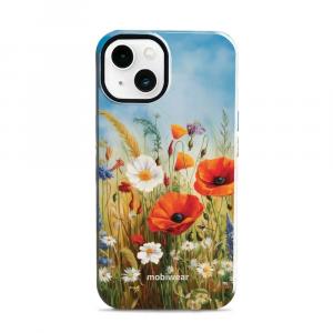 Etui ochronne do iPhone 13, Mobiwear Elite Pro, łąkowe kwiaty
