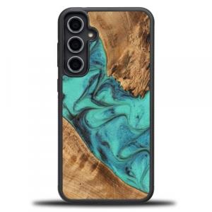 Drewniane etui do Galaxy S23 FE, Bewood Unique Turquoise