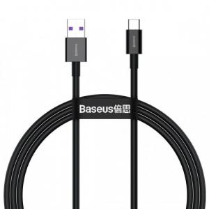 Kabel Baseus Superior USB-A do USB-C 66W 6A 1m, czarny