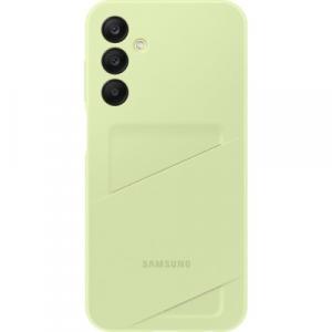 Etui Samsung Card Slot Cover do Galaxy A25 5G, limonkowe