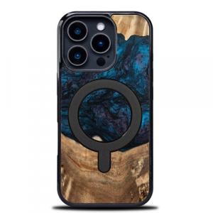 Drewniane etui Bewood Unique Planets - Neptun do MagSafe do iPhone 16 Pro