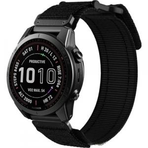 OUTLET: Pasek Tech-Protect Scout Pro, QuickFit 22mm do Garmin Fenix 8 (47 mm) / E / 7 Pro / 7 / 6 Pro / 6, czarny