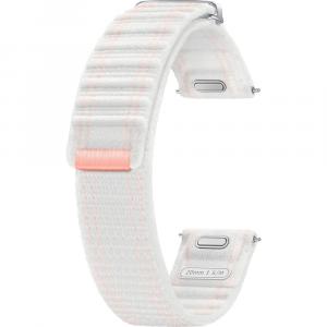 Pasek Samsung Fabric Band 20mm S/M do Galaxy Watch 7 / FE 6/5 Pro/5/4, biało-różowy