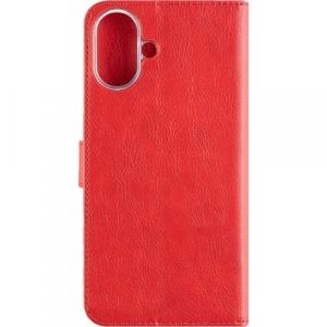 Etui Fixed Opus do iPhone 16 Plus, czerwone